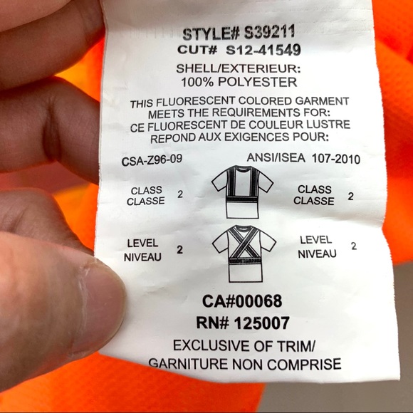 NWT REFLECTIVE WORK SHIRT - Picture 5 of 9